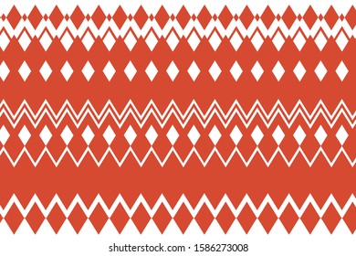 Trendy rhombic pattern, great design for any purposes. Zig-zag background. Ethnic style. Creative pattern. Vector illustration.