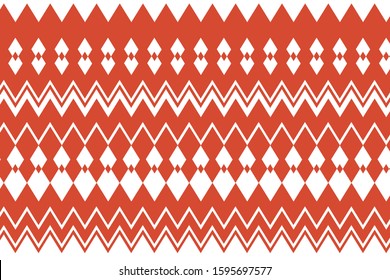 Trendy rhombic pattern, great design for any purposes. Zig-zag background. Ethnic style. Creative pattern. Vector illustration.