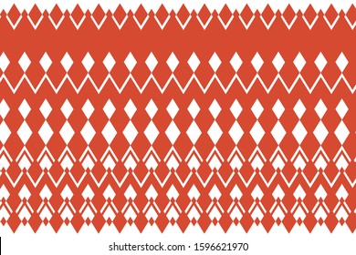 Trendy rhombic pattern, great design for any purposes. Zig-zag background. Ethnic style. Creative pattern. Vector illustration.