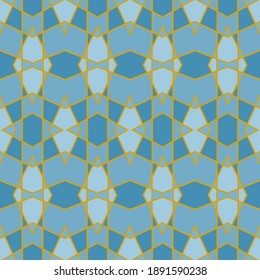 Trendy rhombus formt Vektornahtloses Tapetendesign. Art-Deco-Muster. Leitungsstruktur Gitter.
