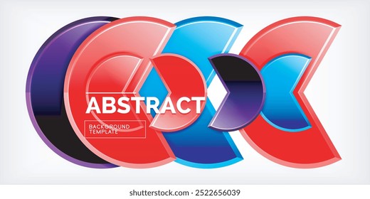 Trendy round shapes with triangular angle design element. Vector Illustration For Wallpaper, Banner, Background, Card, Book Illustration, landing page