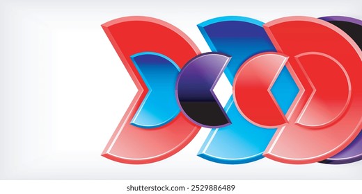 Trendy round shapes with triangular angle design element. Vector Illustration For Wallpaper, Banner, Background, Card, Book Illustration, landing page