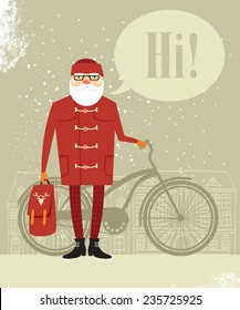 Trendy Santa Claus 