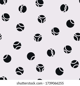 Trendy seamless abstract background. Beige background with geometry circles.  Vector polka dots composition.