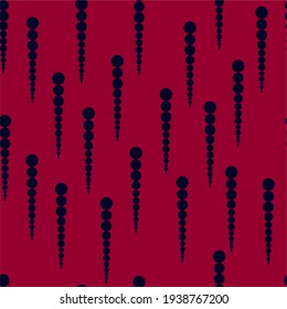 Trendy seamless abstract background. Red background with geometry texture circles.  Retro vector  composition.