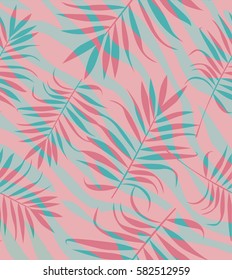 Trendy seamless exotic pattern with animal print and geometric elements. Vector illustration