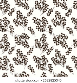 Trendy Seamless Floral Ditsy Print