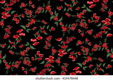 Trendy Seamless Floral Ditsy Print