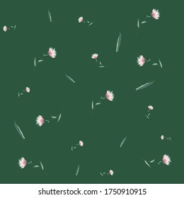 Trendy Seamless Floral for pattern and background