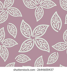 Trendy Seamless floral pattern in spring colors.
