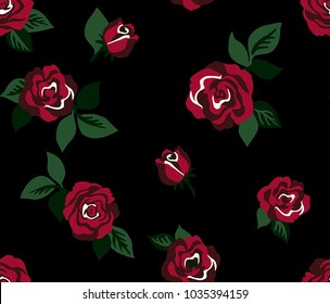 Trendy Seamless Floral Pattern in vector