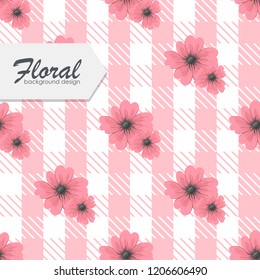 Trendy Seamless Floral Pattern in Vector illustration