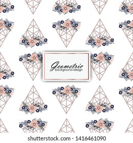 Trendy Seamless Floral Pattern in Vector illustration