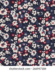 Trendy Seamless Floral Pattern in vector