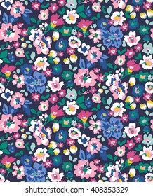 Trendy Seamless Floral Pattern in vector