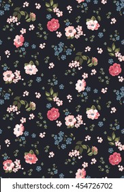 Trendy Seamless Floral Pattern in vector