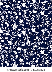 Trendy Seamless Floral Pattern in vector