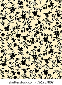 Trendy Seamless Floral Pattern in vector