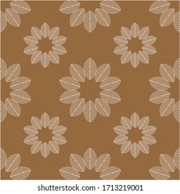 Trendy Seamless Blumenmuster in Vektorillustration.EPS10 Illustration.