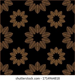 Patrón Floral Impresionante En Vector.Ilustración EPS10.