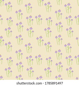 Patrón floral sin foco de moda en vectores.estilo vintage de fondo de tela de flores.