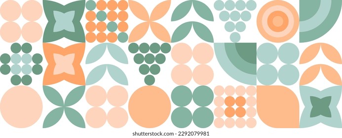 Trendy seamless geometric food pattern, flat cartoon sketch summer background. Minimalistic natural fruits and vegetables of simple shape, ecological farming concept.