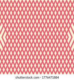 Trendy seamless geometric pattern. Vector illustration in art deco style. Can be used for wallpaper, textile, invitation card, wrapping, web