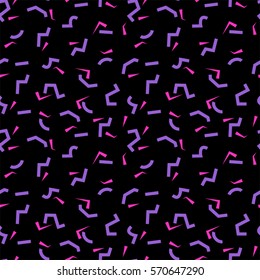 Trendy seamless pattern in 80s style for your decoration, can be used as phone cases design, throw pillows or bed linen fabrics, T-shirts, leggins or other young clothes design etc