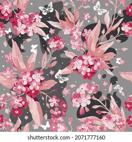 
Trendy seamless pattern for colorful, beautiful, fashion, style bandana, shawl, head cover and textile fabrics.