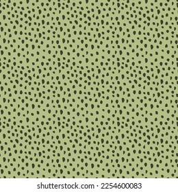 Patrón moderno y sin fisuras con migajas en un fondo verde. Patrón abstracto de las telas de moda, decoración casera, fondo, tarjetas, plantilla, scrapbooking y más.