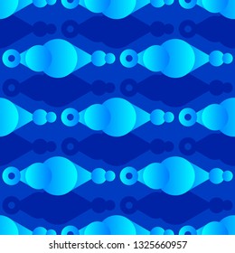 Trendy seamless pattern designs. Abstract shapes composition. Creative design with vibrant gradients. Vector geometric background. Can be used for wallpaper, textile, invitation card, wrapping, web.