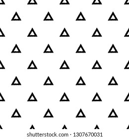 Trendy seamless pattern designs. Black-and-white figures drawn in ink. Vector geometric background. Can be used for wallpaper, textile, invitation card, wrapping, web page background.