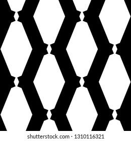 Trendy seamless pattern designs. Black-and-white figures. Vector geometric background. Can be used for wallpaper, textile, invitation card, wrapping, web page background.