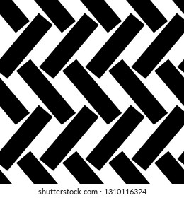 Trendy seamless pattern designs. Black-and-white figures. Vector geometric background. Can be used for wallpaper, textile, invitation card, wrapping, web page background.
