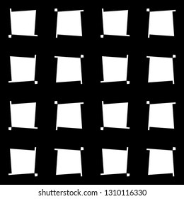 Trendy seamless pattern designs. Black-and-white figures. Vector geometric background. Can be used for wallpaper, textile, invitation card, wrapping, web page background.