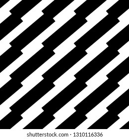 Trendy seamless pattern designs. Black-and-white figures. Vector geometric background. Can be used for wallpaper, textile, invitation card, wrapping, web page background.
