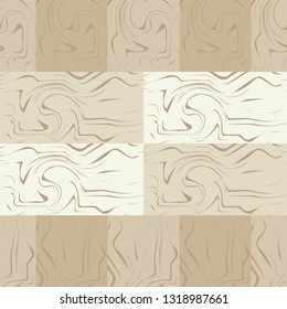 Trendy seamless pattern designs. Brown floor with wooden texture. Vector geometric background. Can be used for wallpaper, textile, invitation card, wrapping, web page background.