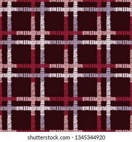 Trendy seamless pattern designs. Ethnic shaded stripes. Cage. Vector geometric background. Can be used for wallpaper, textile, invitation card, wrapping, web page background.