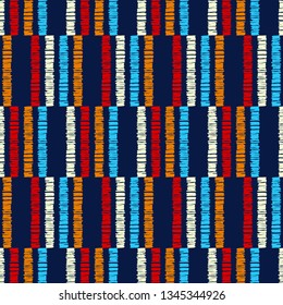 Trendy seamless pattern designs. Ethnic shaded stripes. Vector geometric background. Can be used for wallpaper, textile, invitation card, wrapping, web page background.