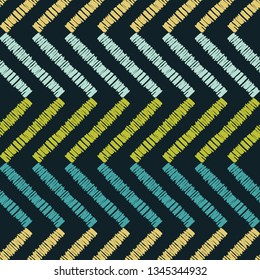 Trendy seamless pattern designs. Ethnic shaded stripes. Vector geometric background. Can be used for wallpaper, textile, invitation card, wrapping, web page background.