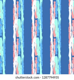 Trendy seamless pattern designs. Figure drawn with pen and ink stripes. Vector geometric background. Can be used for wallpaper, textile, invitation card, wrapping, web page background.