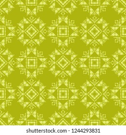 Trendy seamless pattern designs. Figures from cubes. Vector geometric background. Mosaic texture. Can be used for wallpaper, textile, invitation card, wrapping, web page background.