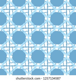 Trendy seamless pattern designs. Figures from Strips. Hand hatching. Vector geometric background. Mosaic texture. Can be used for wallpaper, textile, invitation card, wrapping, web page background.