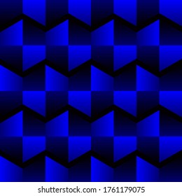 Trendy seamless pattern designs. Hexagons with vibrant gradients. Vector illustration for web design or print.