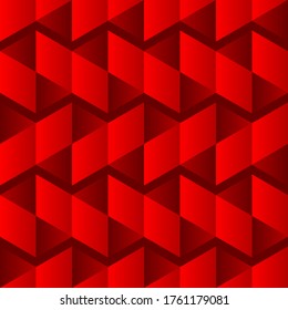 Diseño de patrones a la moda sin fisuras. Hexagones con gradientes vibrantes. Ilustración vectorial para diseño web o impresión.