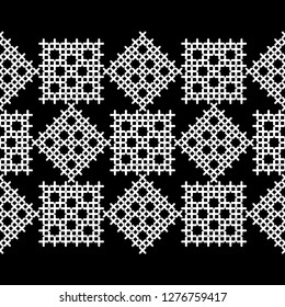 Trendy seamless pattern designs. Mosaic of cells. Vector geometric background. Can be used for wallpaper, textile, invitation card, wrapping, web page background.