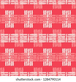 Trendy seamless pattern designs. Mosaic of curved lines.Vector geometric background. Can be used for wallpaper, textile, invitation card, wrapping, web page background.