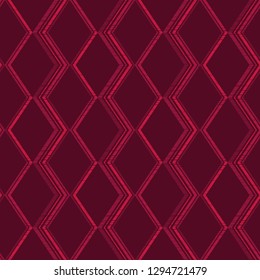 Trendy seamless pattern designs. Mosaic with old striped texture. Vector geometric background. Can be used for wallpaper, textile, invitation card, wrapping, web page background.