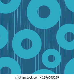 Trendy seamless pattern designs. Mosaic of geometric shapes on the old substrate of strokes. Vector geometric background. Can be used for wallpaper, textile, invitation card, wrapping, web page.