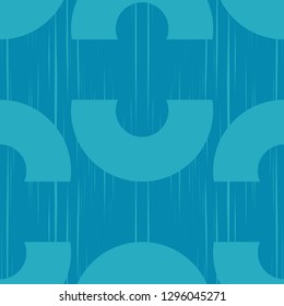 Trendy seamless pattern designs. Mosaic of geometric shapes on the old substrate of strokes. Vector geometric background. Can be used for wallpaper, textile, invitation card, wrapping, web page.